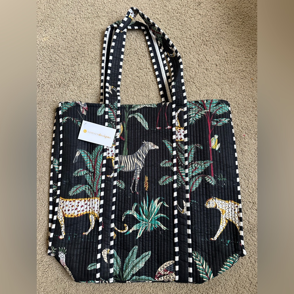 Samser Designs Tote Bag Jungle Print